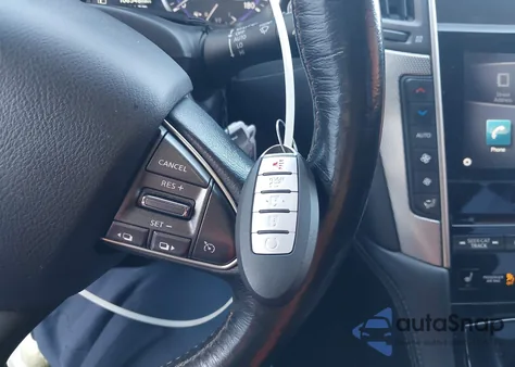 2017 Infiniti Q50 3.0T Premium z USA, uszkodzony, nr VIN JN1EV7AP7HM742687